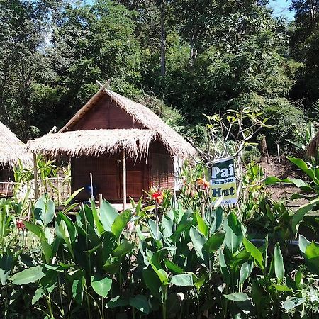 Pai Bamboo Hut Hotell Exteriör bild