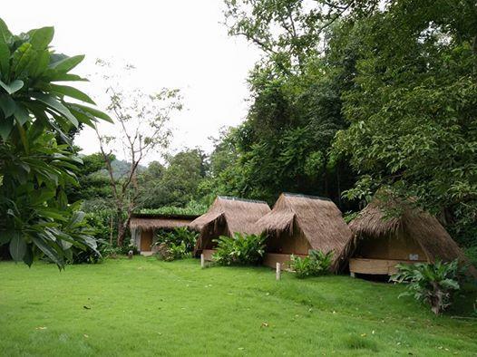 Pai Bamboo Hut Hotell Exteriör bild